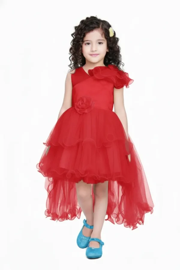 Red Colour dress for girl