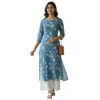 Blue and white Kurti