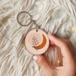 Handmade Wooden Keychain for Women & Men