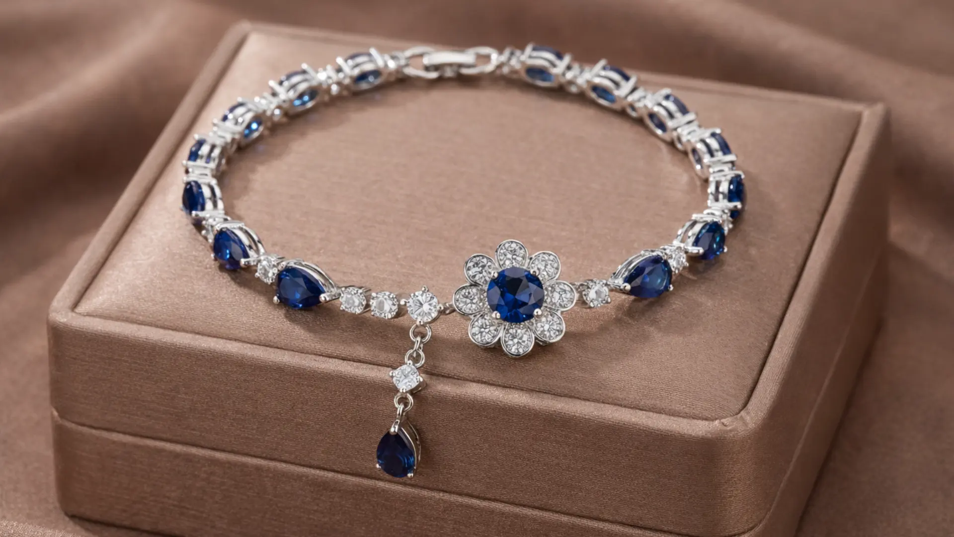 Blue Hand Braclet